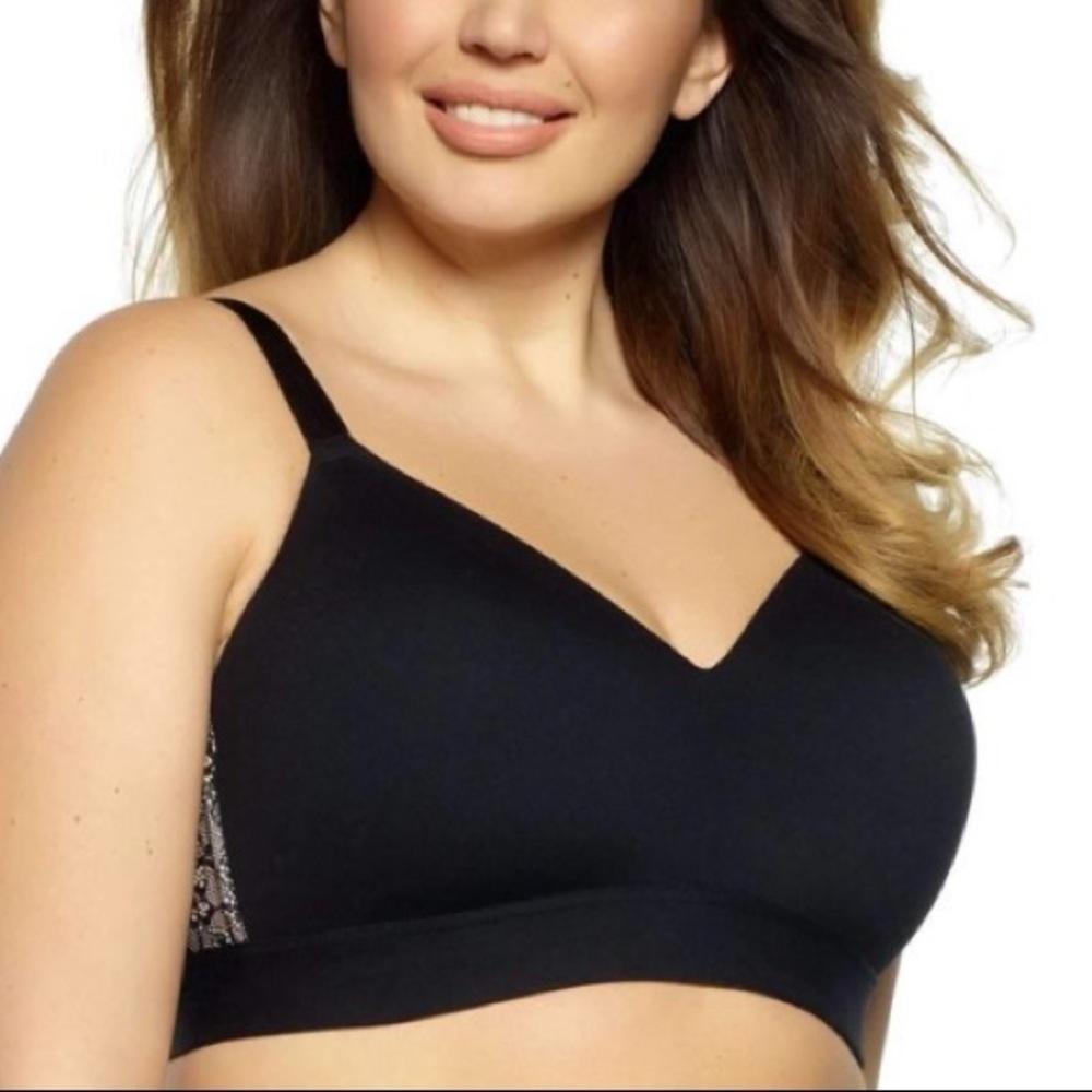 Paramour by Felina black Ariel wireless bra 36DD